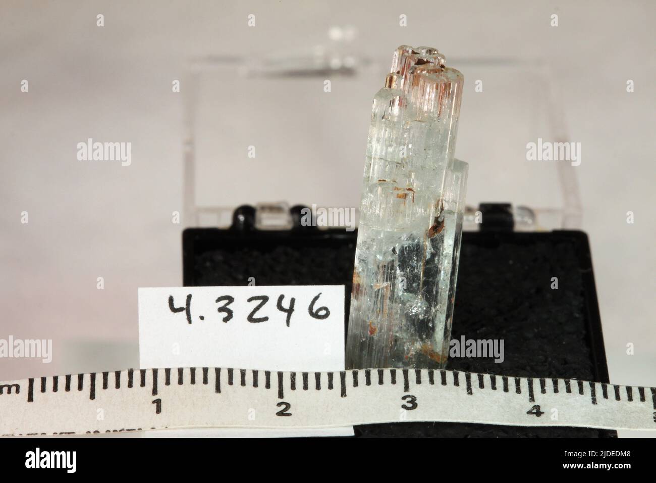 Berylmineralien. Asien, Indien Stockfoto