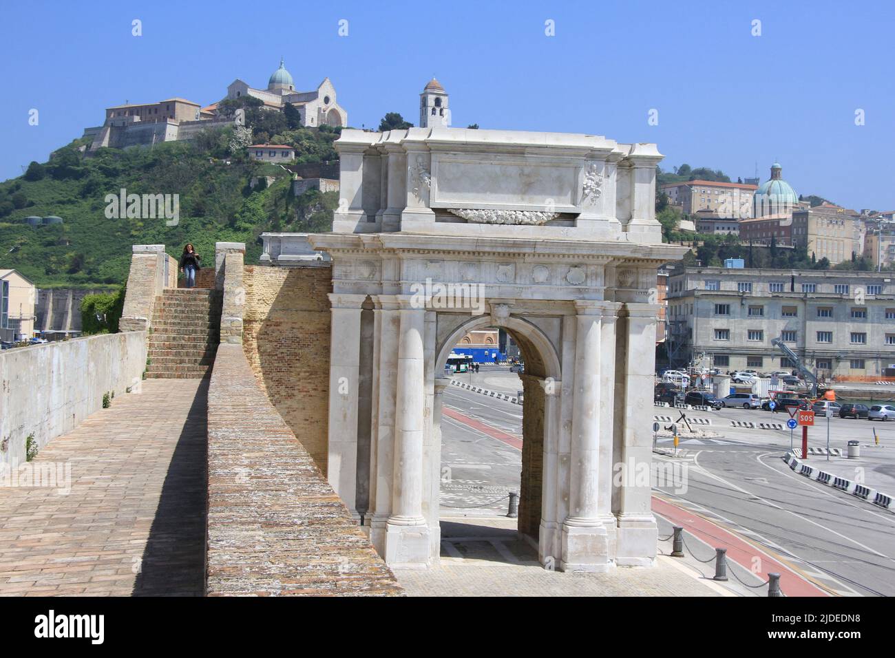 Aspekte von Anconara, Italien Stockfoto