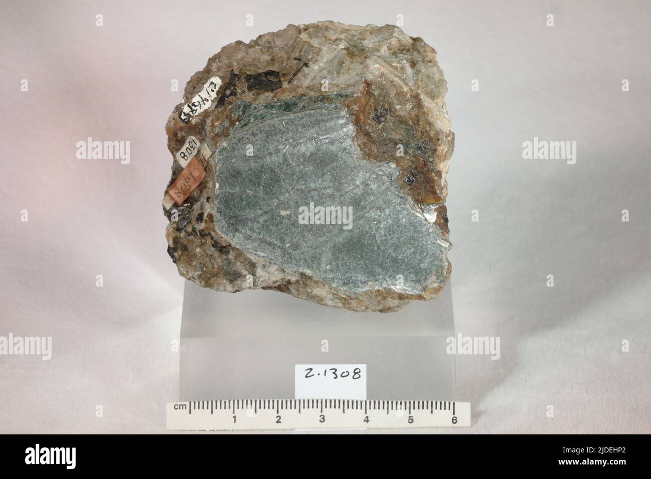 Corderit. Mineralien. Nordamerika; USA; Connecticut; Middlesex County; Haddam Stockfoto