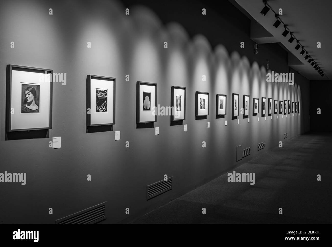 Fotoausstellung von Edward Weston (1886-1958), einem der Meister des Museums Santa Giulia aus dem 20.. Jahrhundert, Norditalien Stockfoto