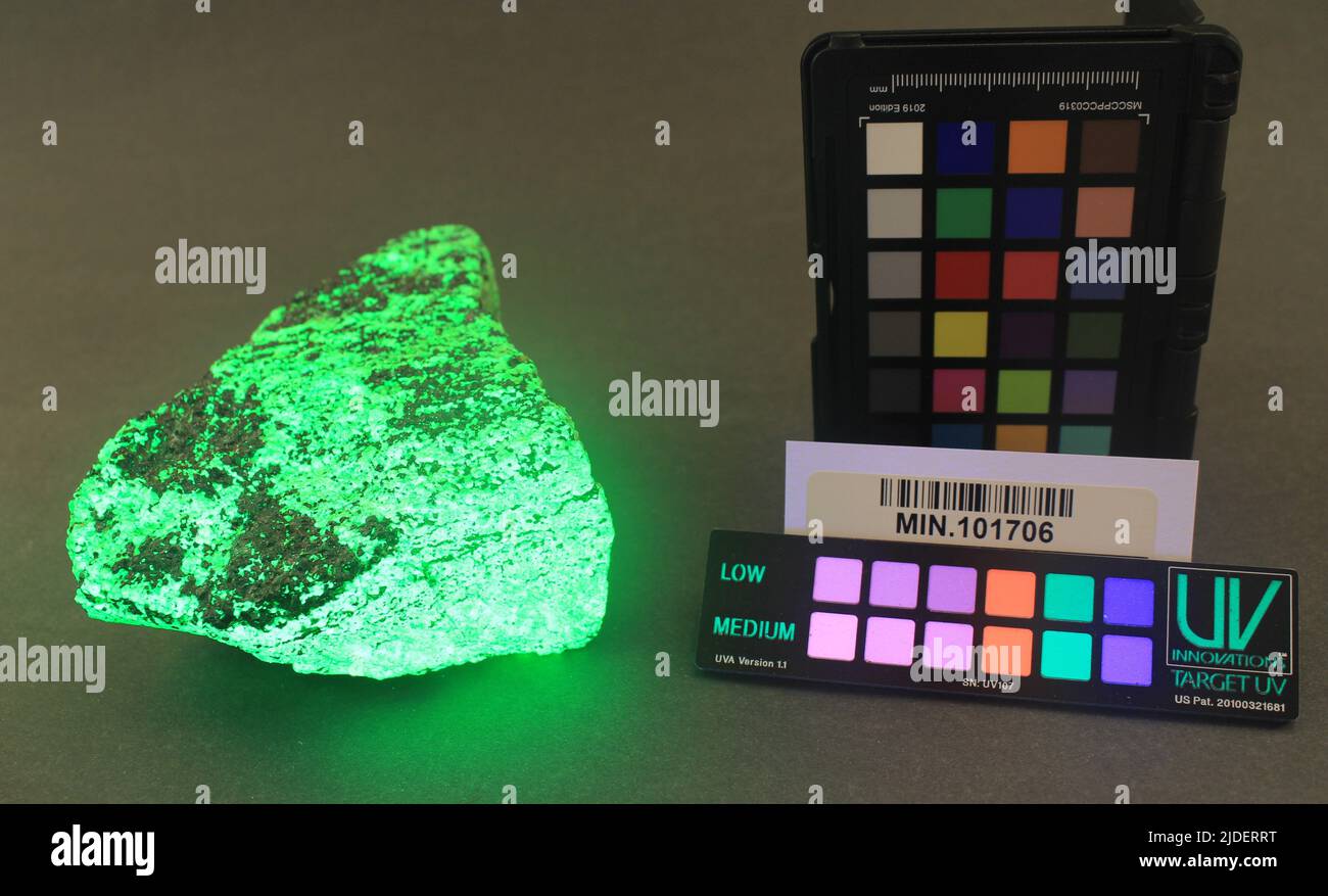 Willemit. Mineralien. Nordamerika; USA; New Jersey; Sussex County; Franklin District Stockfoto