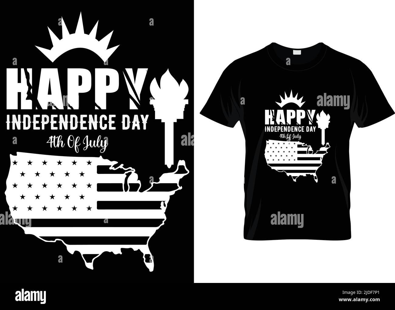 Vektor Typografie USA Independent Tag T-Shirt-Design. Independent, Freedom und Juneteenth T-Shirt... Stock Vektor