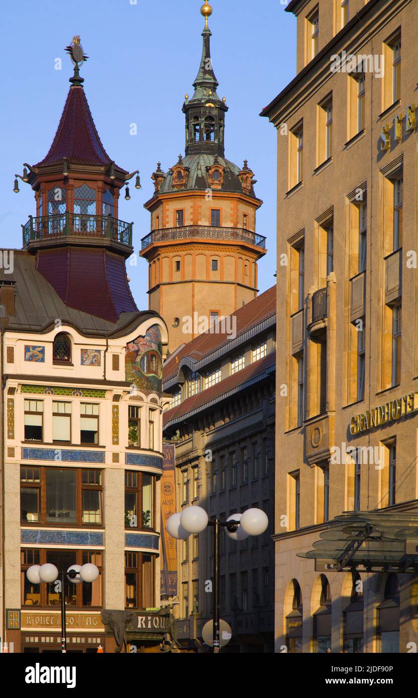 Deutschland, Sachsen, Leipzig, Nikolaikirche, Nikolaikirche, Stockfoto