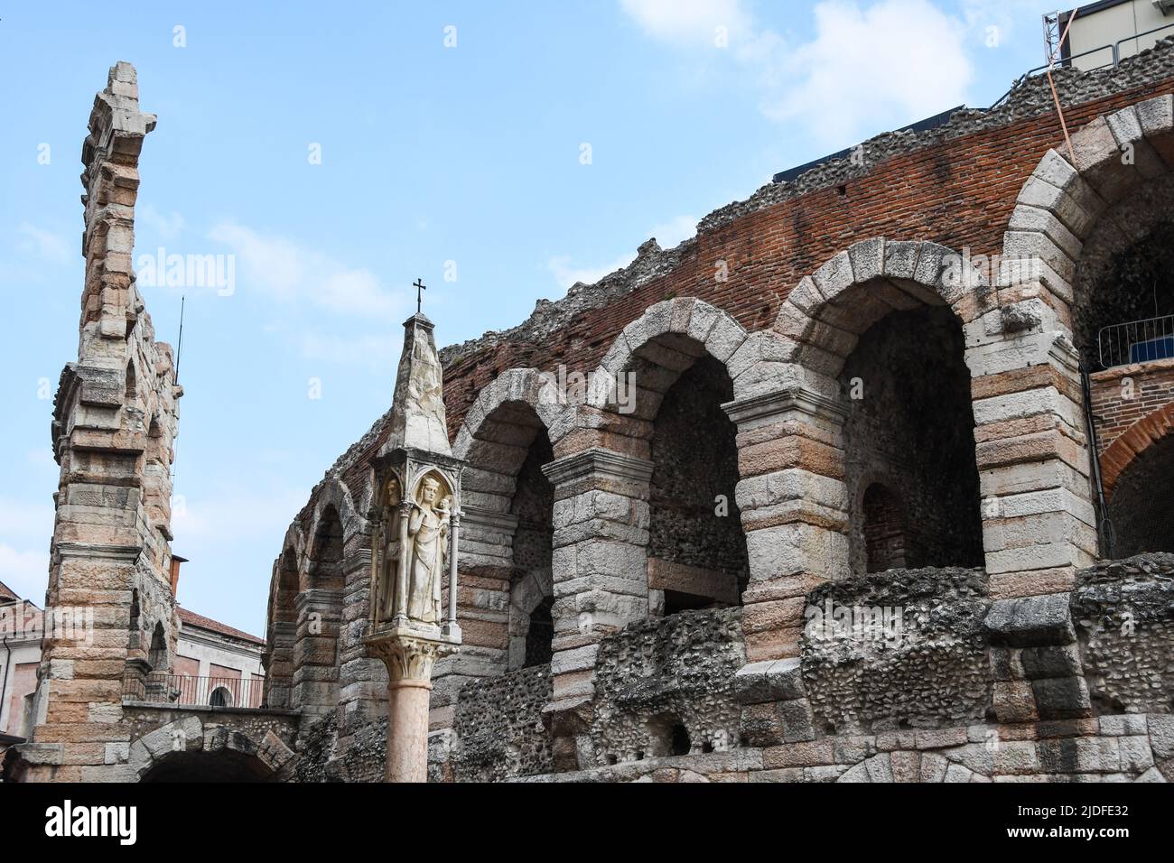 Historisches Zentrum von Verona Stockfoto