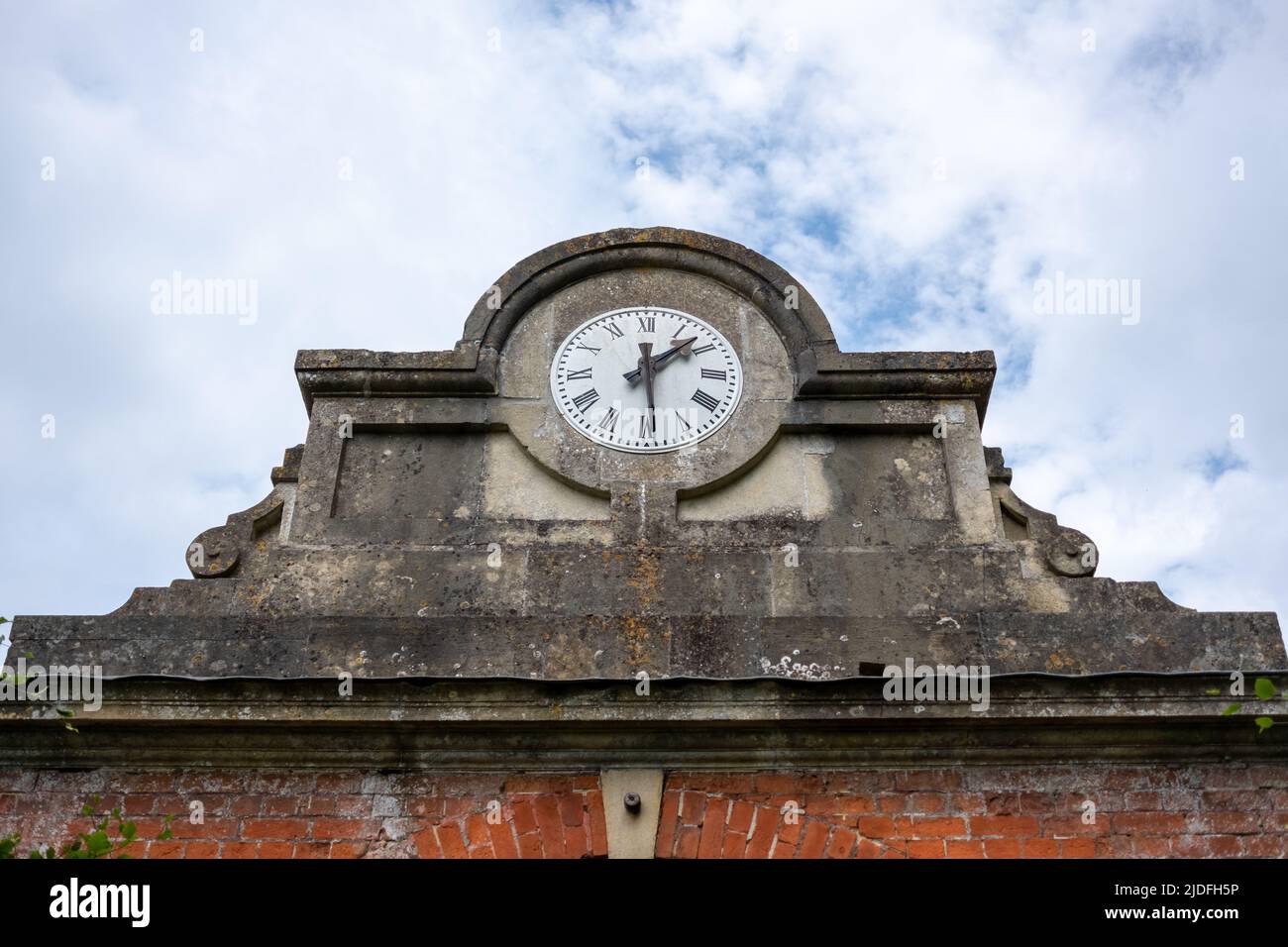 Uhr im Basildon Park Stockfoto