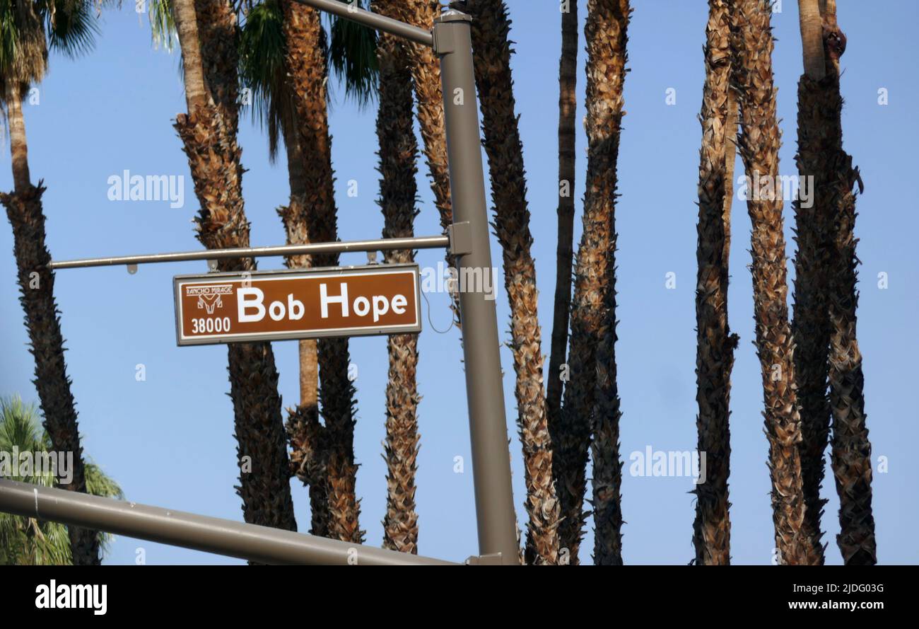 Palm Springs, California, USA 11.. Juni 2022 Eine allgemeine Sicht auf die Atmosphäre des Bob Hope Drive am 11. Juni 2022 in Palm Springs, Kalifornien, USA. Foto von Barry King/Alamy Stockfoto Stockfoto