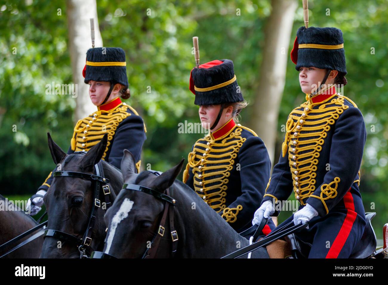 Trooping the Color Probesals, The Mall, London England, Großbritannien Samstag, 21. Mai, 2022.Foto: David Rowland / One-Image.com Stockfoto