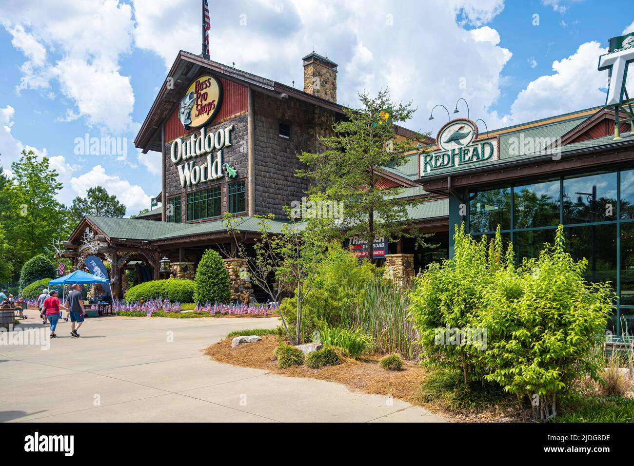 Bass Pro Shops Outdoor World in Leeds, Alabama, etwas außerhalb von Birmingham. (USA) Stockfoto