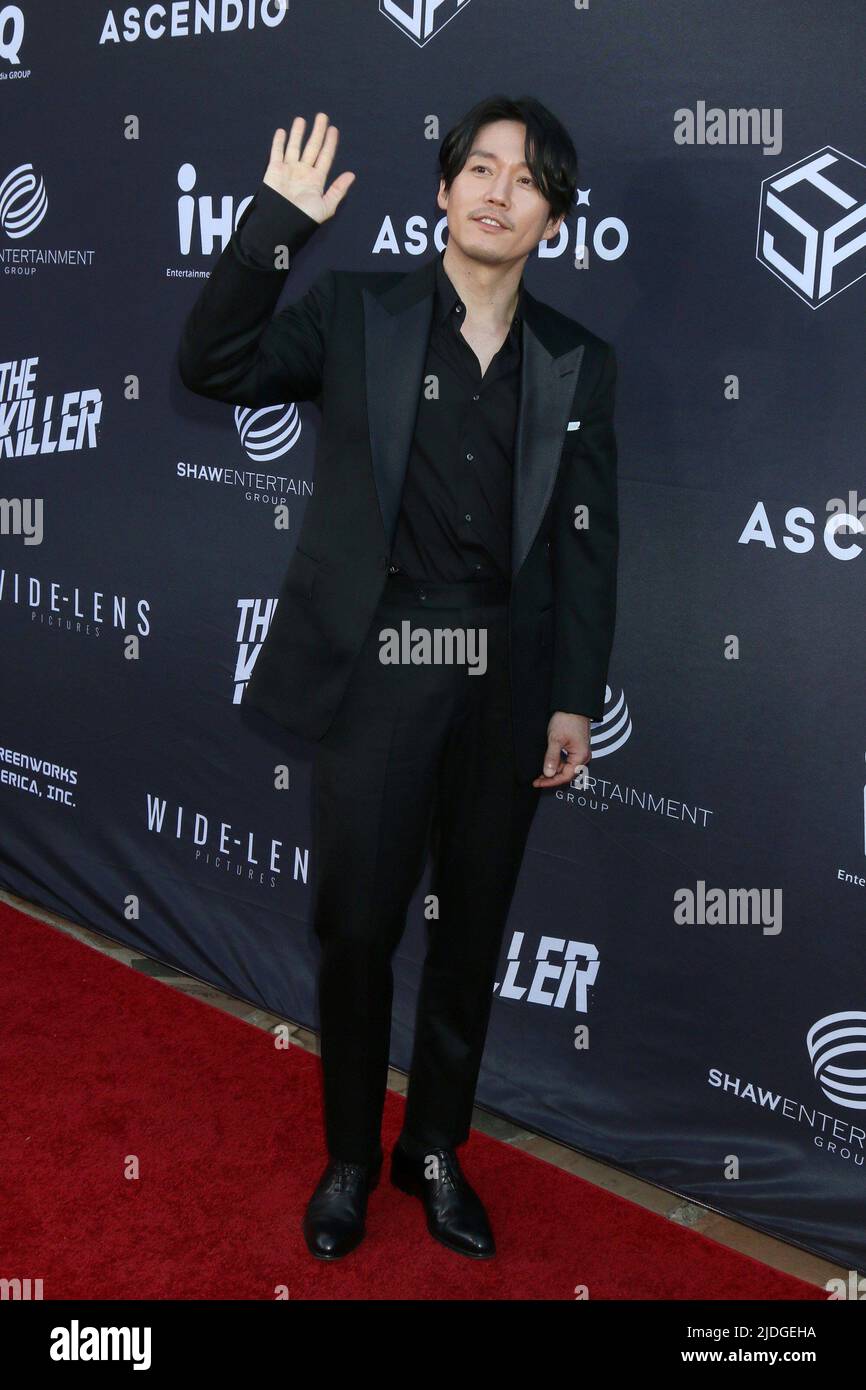 Los Angeles, Kalifornien. 20.. Juni 2022. Jang Hyuk bei der Ankunft für DIE KILLERPREMIERE, Regency Village Theater, Los Angeles, CA 20. Juni 2022. Kredit: Priscilla Grant/Everett Collection/Alamy Live Nachrichten Stockfoto