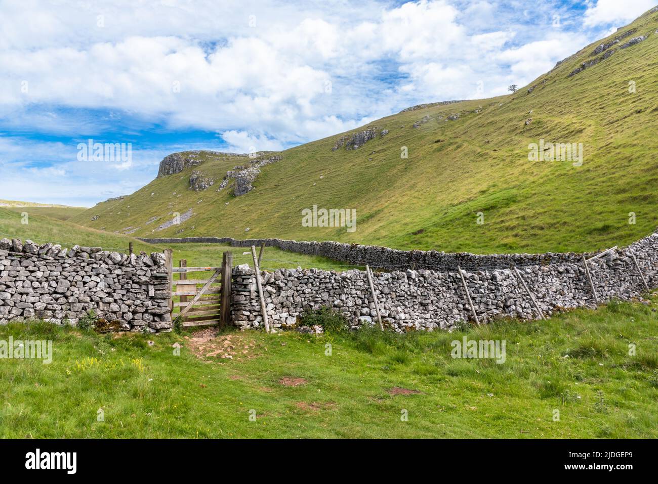 Oberhalb von Conistone Dib in Wharfedale Stockfoto