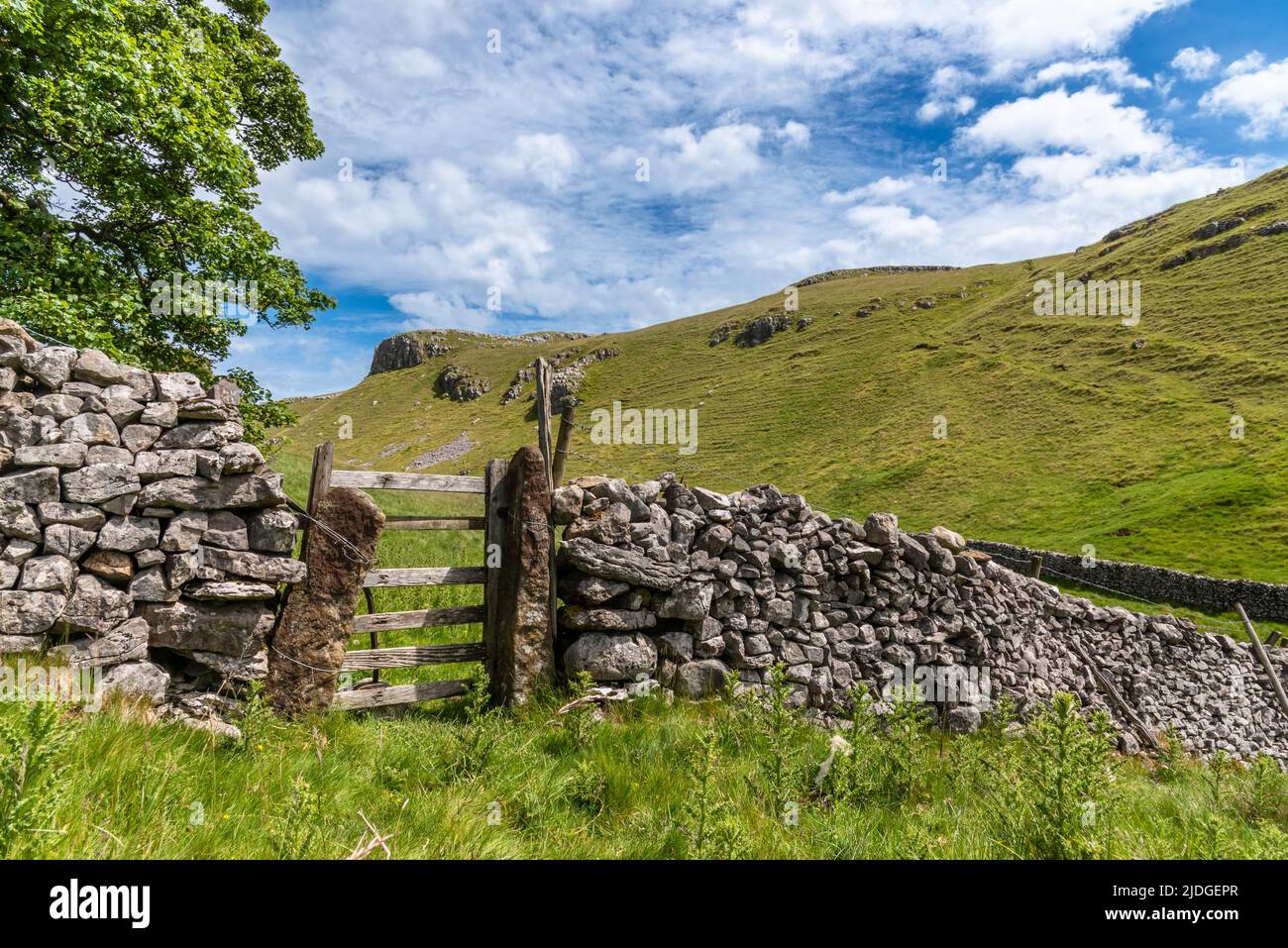 Oberhalb von Conistone Dib in Wharfedale Stockfoto