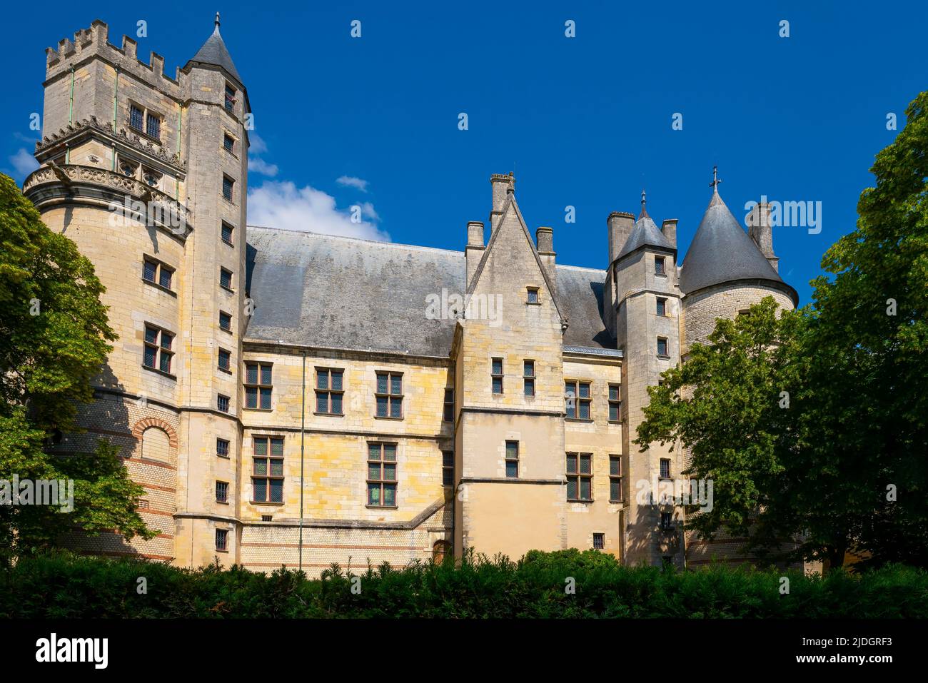 Palais Jaques Coeur, Gebäude aus dem XV. Jahrhundert, Altstadt von Bourges. Département Cher, Centre-Val de Loire, Frankreich. Stockfoto