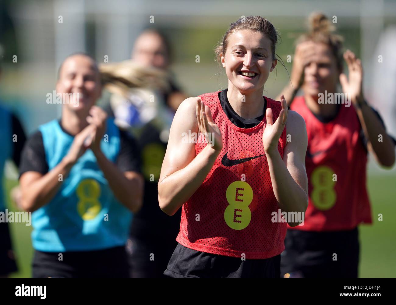 Englands Ellen White während einer Trainingseinheit im St. George's Park, Burton-upon-Trent. Bilddatum: Dienstag, 21. Juni 2022. Stockfoto