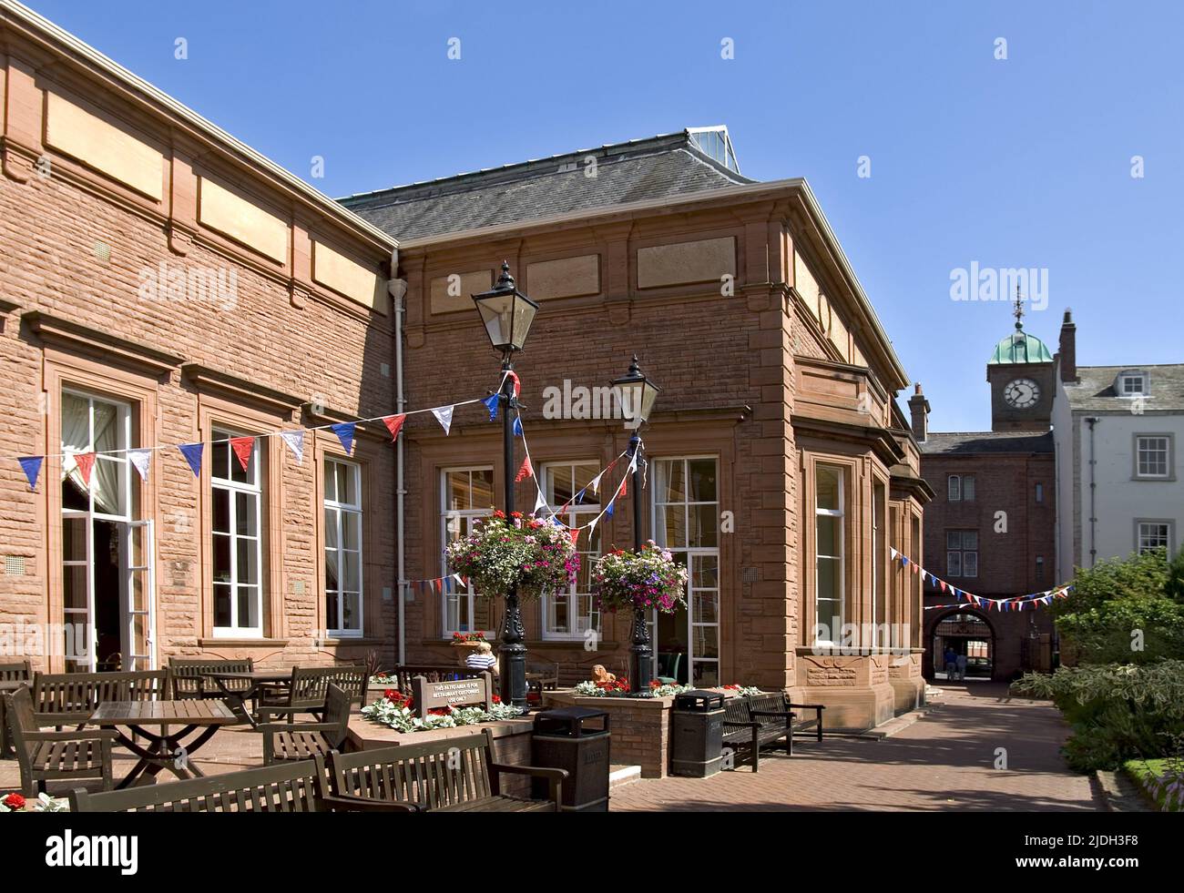 Tullie House Museum & Art Gallery in Carlisle, Großbritannien, England Stockfoto