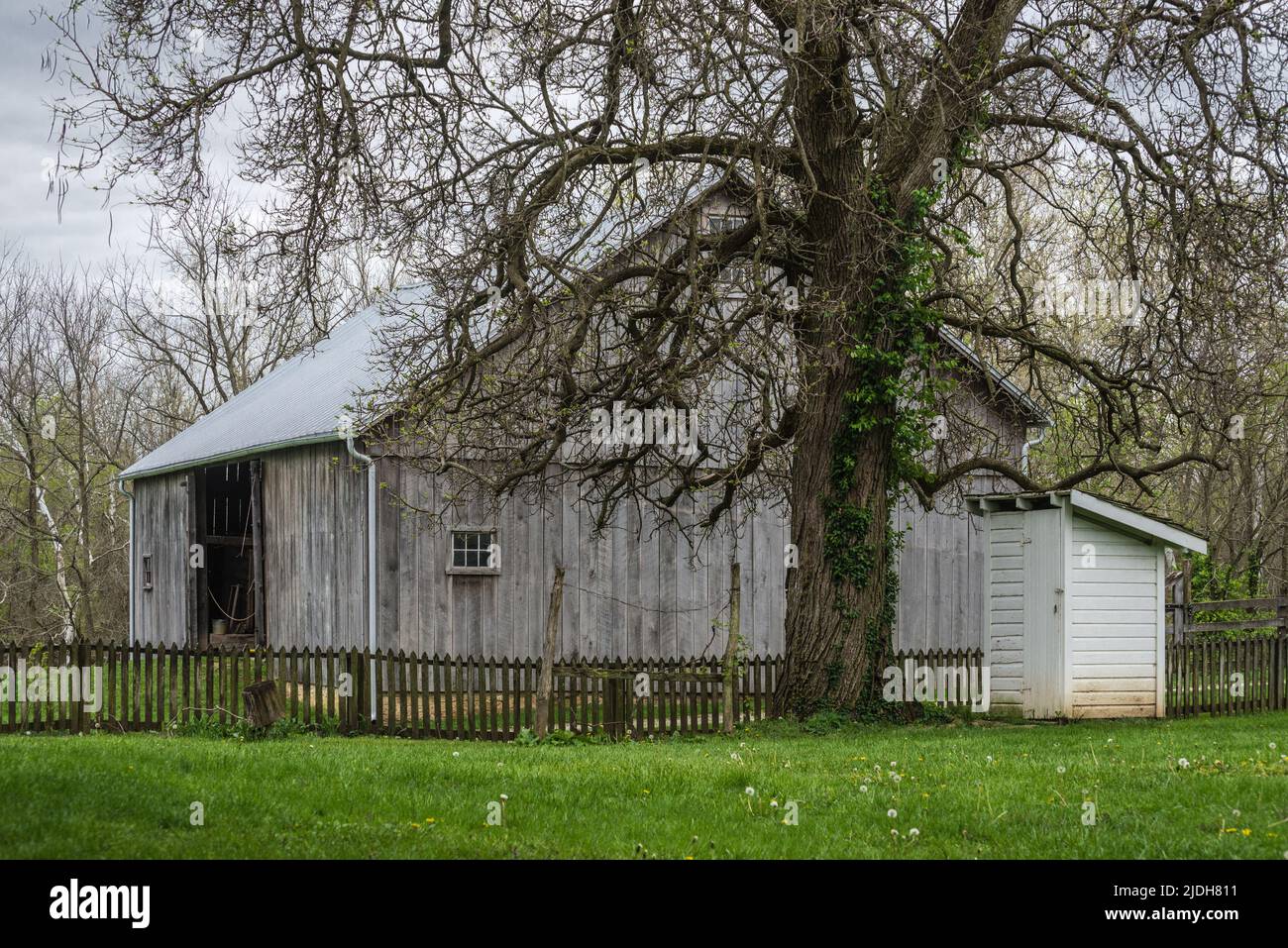 Historisches Daniel Arnold Homestead - Dayton - Ohio Stockfoto