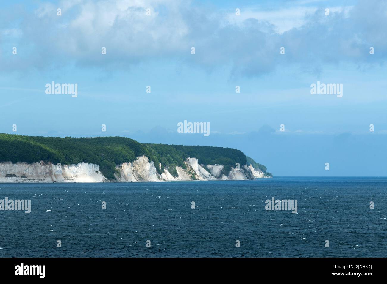 Kreideküste Rügen, vorpommern, Deutschland Stockfoto