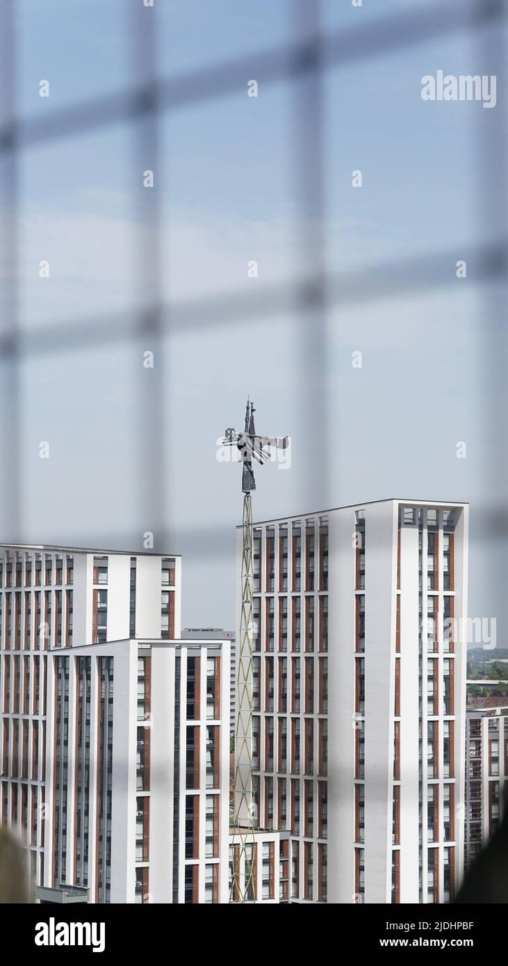 St. Michael’s Tower in der Coventry Cathedral Stockfoto