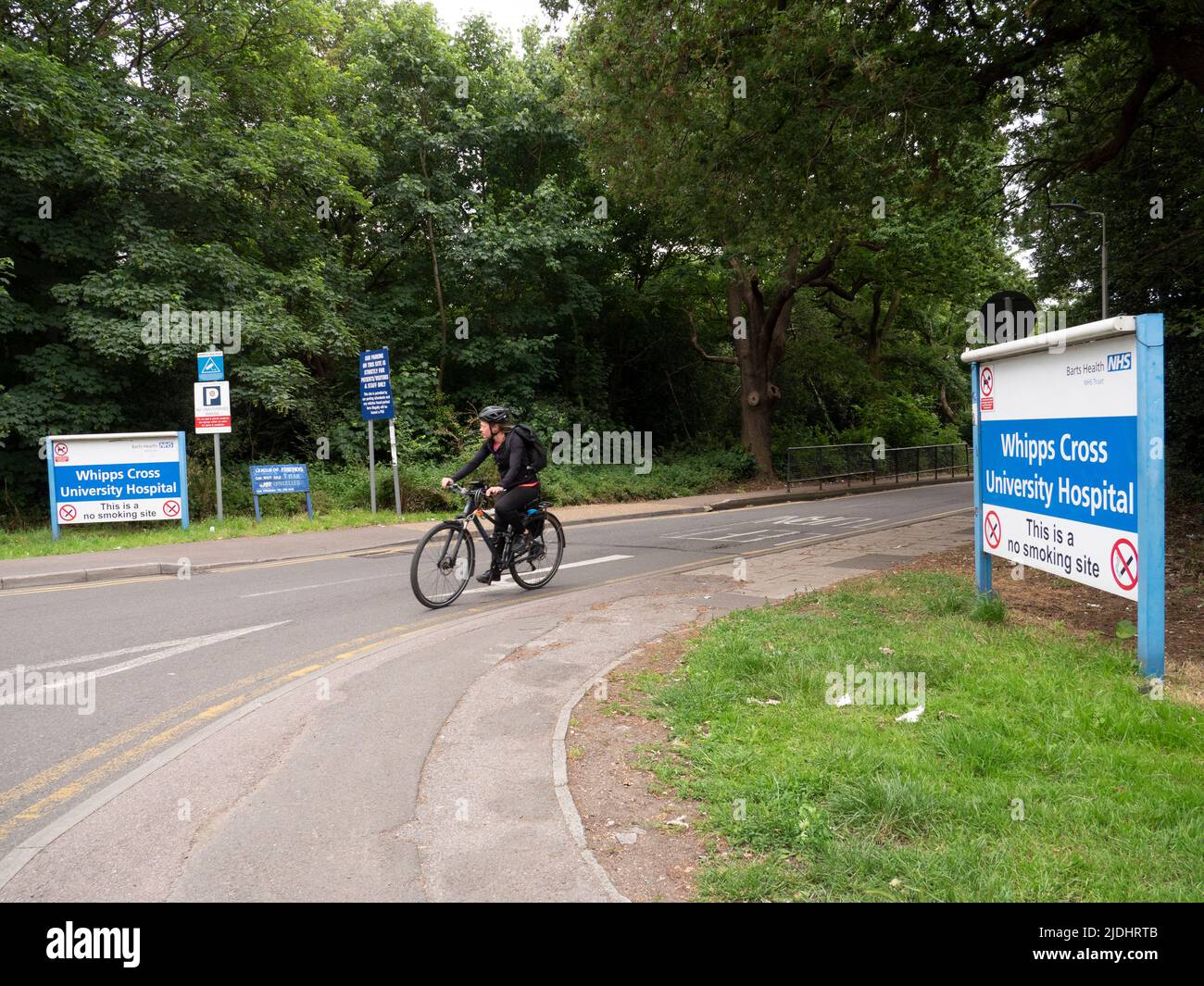Whipps Cross University Hospital Eingang Teil des Barts NHS Health Trust Stockfoto