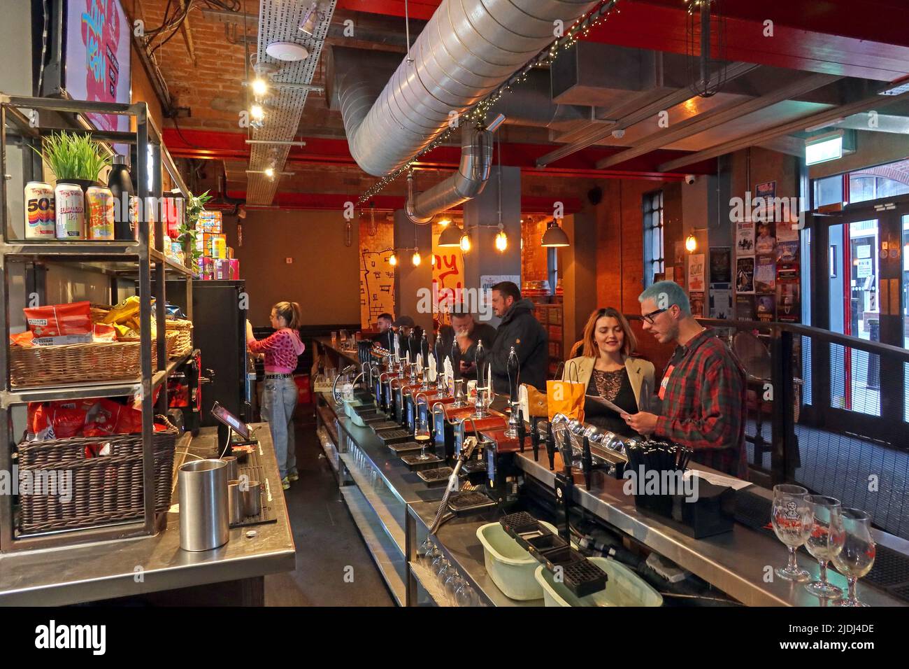 Tiny Rebel Brewery Bar, 25 Westgate St, Cardiff, Cymru, UK, CF10 1DD Stockfoto