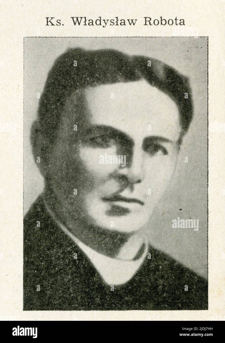 Robota Władysław (1872-1939), proboszcz w Gierałtowicach Stockfoto