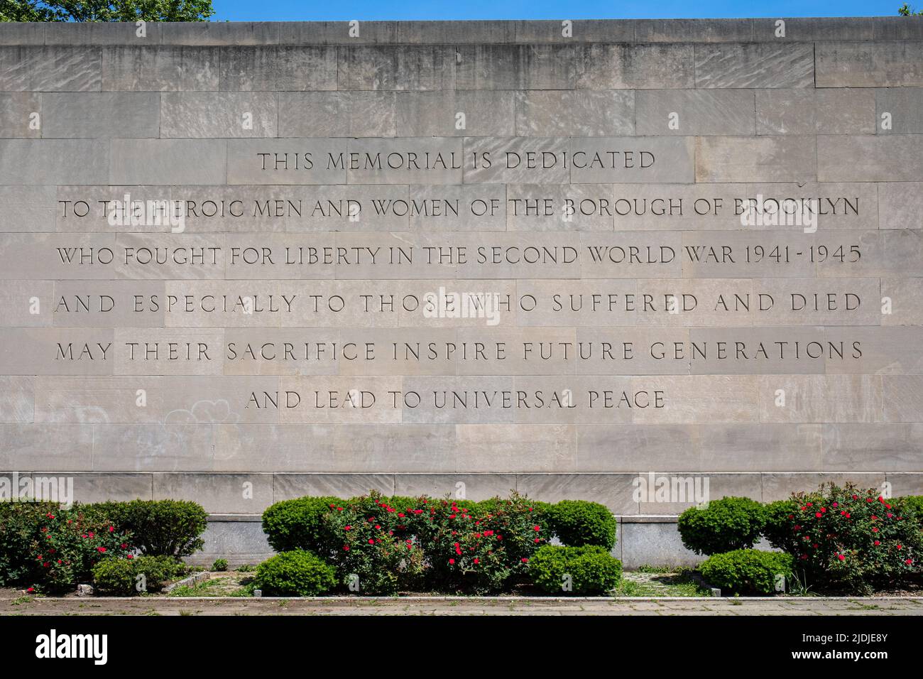 Brooklyn war Memorial im Cadman Plaza Park, New York City, Vereinigte Staaten von Amerika Stockfoto