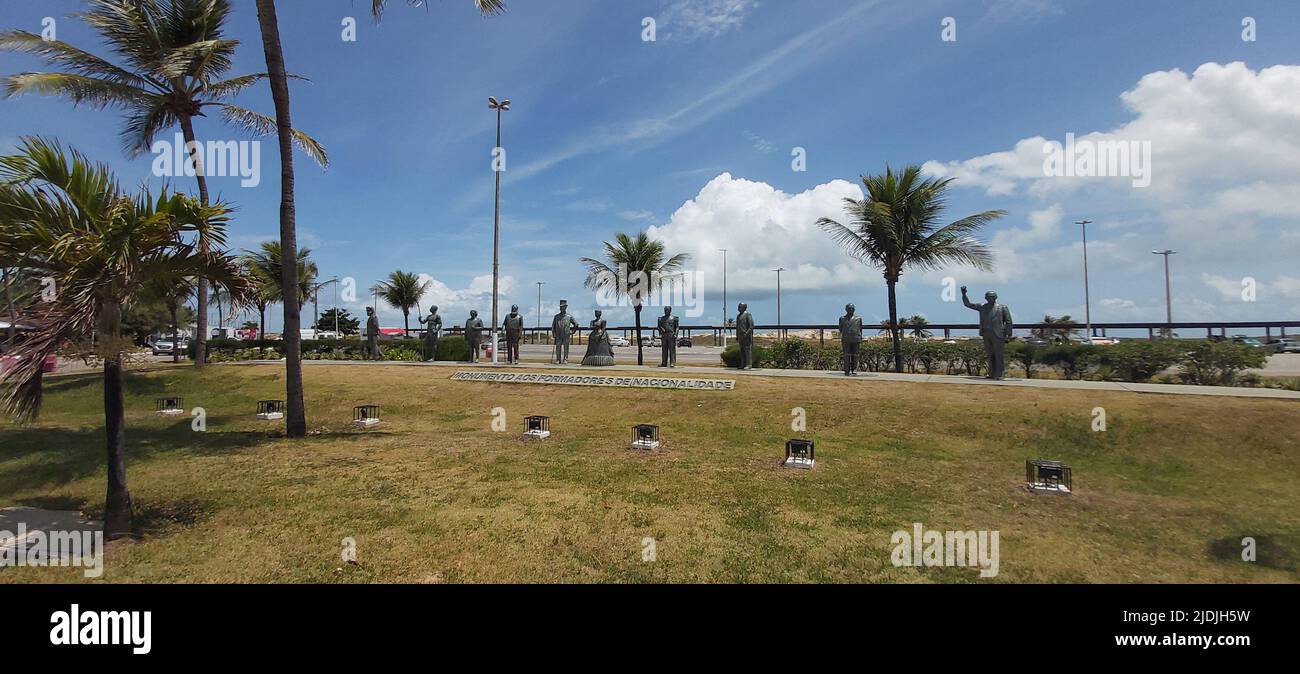 Beach, Orla do Atalaia, Aracaju, Sergipe, Brasilien Stockfoto