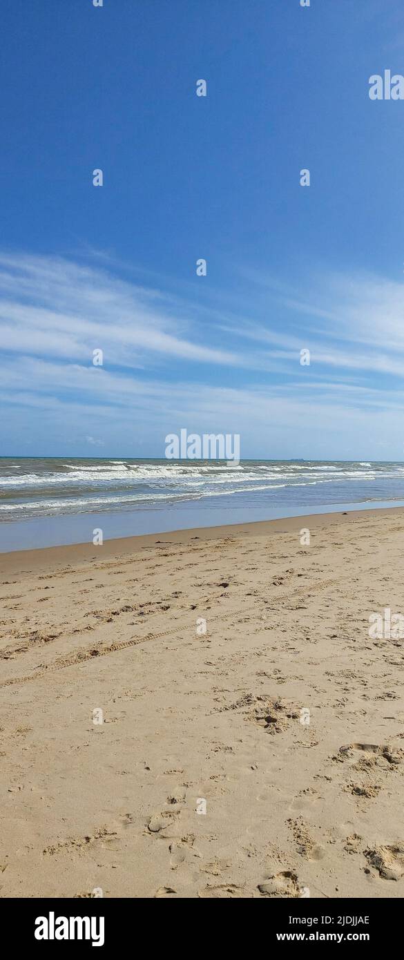 Beach, Pirambu, Sergipe, Brasilien Stockfoto