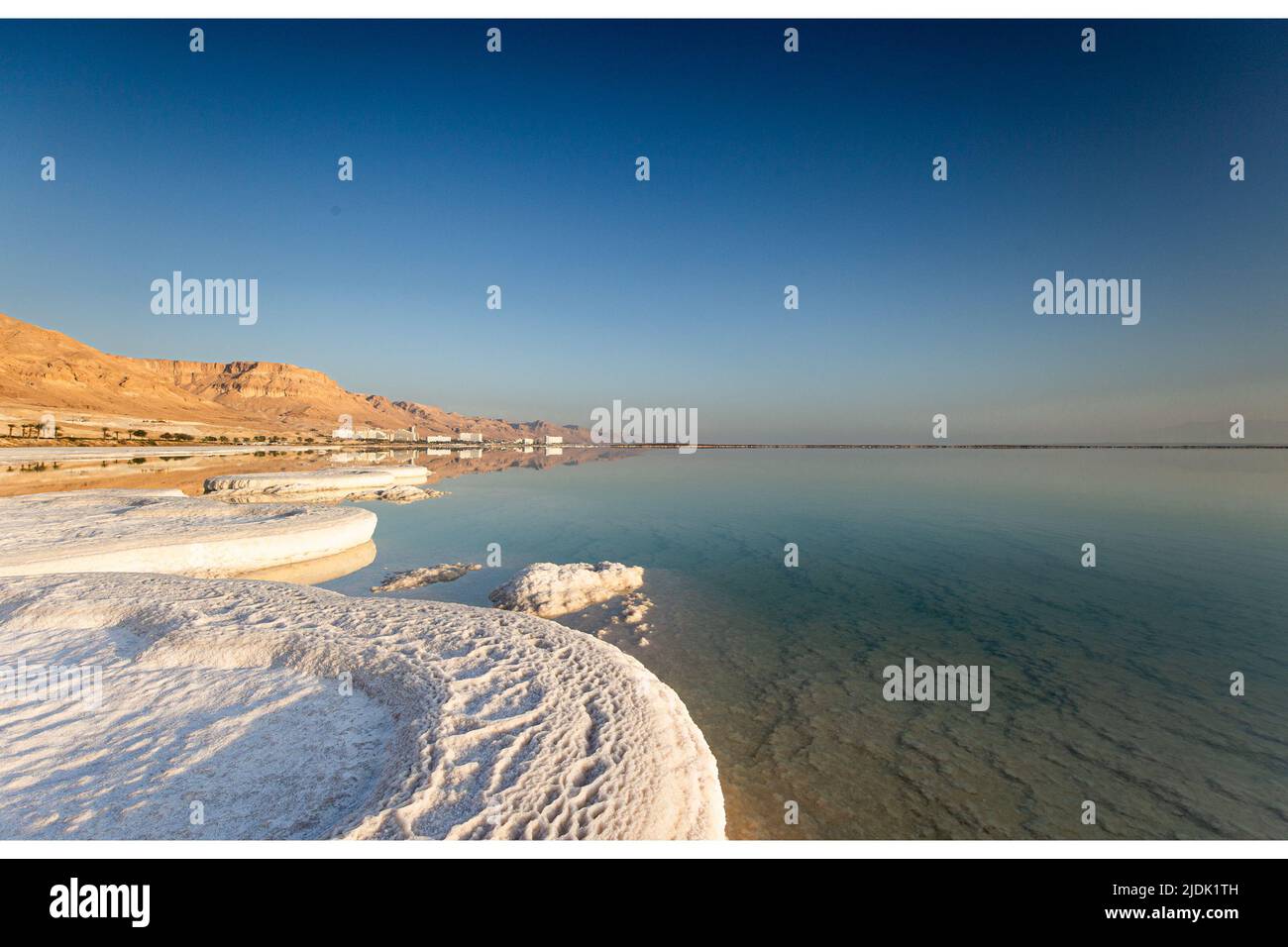 Die Salzpilze vom Toten Meer Stockfoto