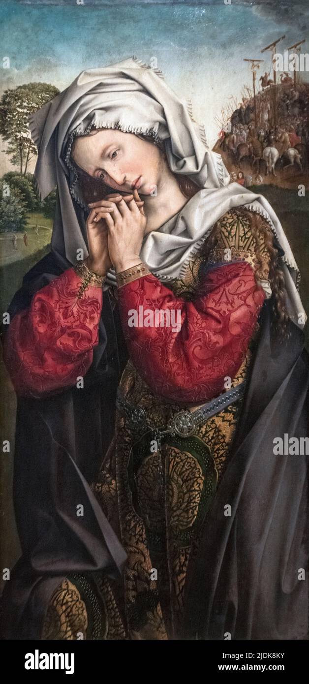 Colijn de COTER: „Maria Magdalena trauert“ (1500) Stockfoto