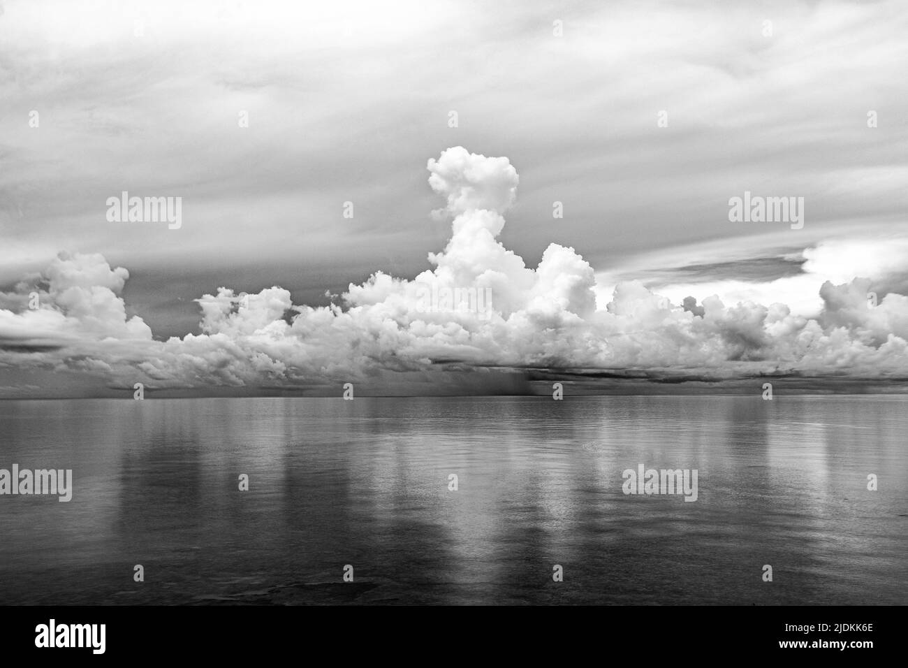 Seascape und Strand der Mayotte Lagune Stockfoto