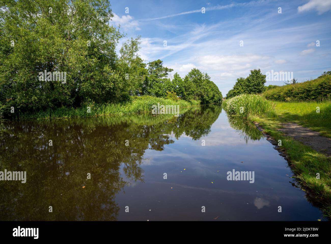 Montgomery Canal in Shropshire, England Stockfoto