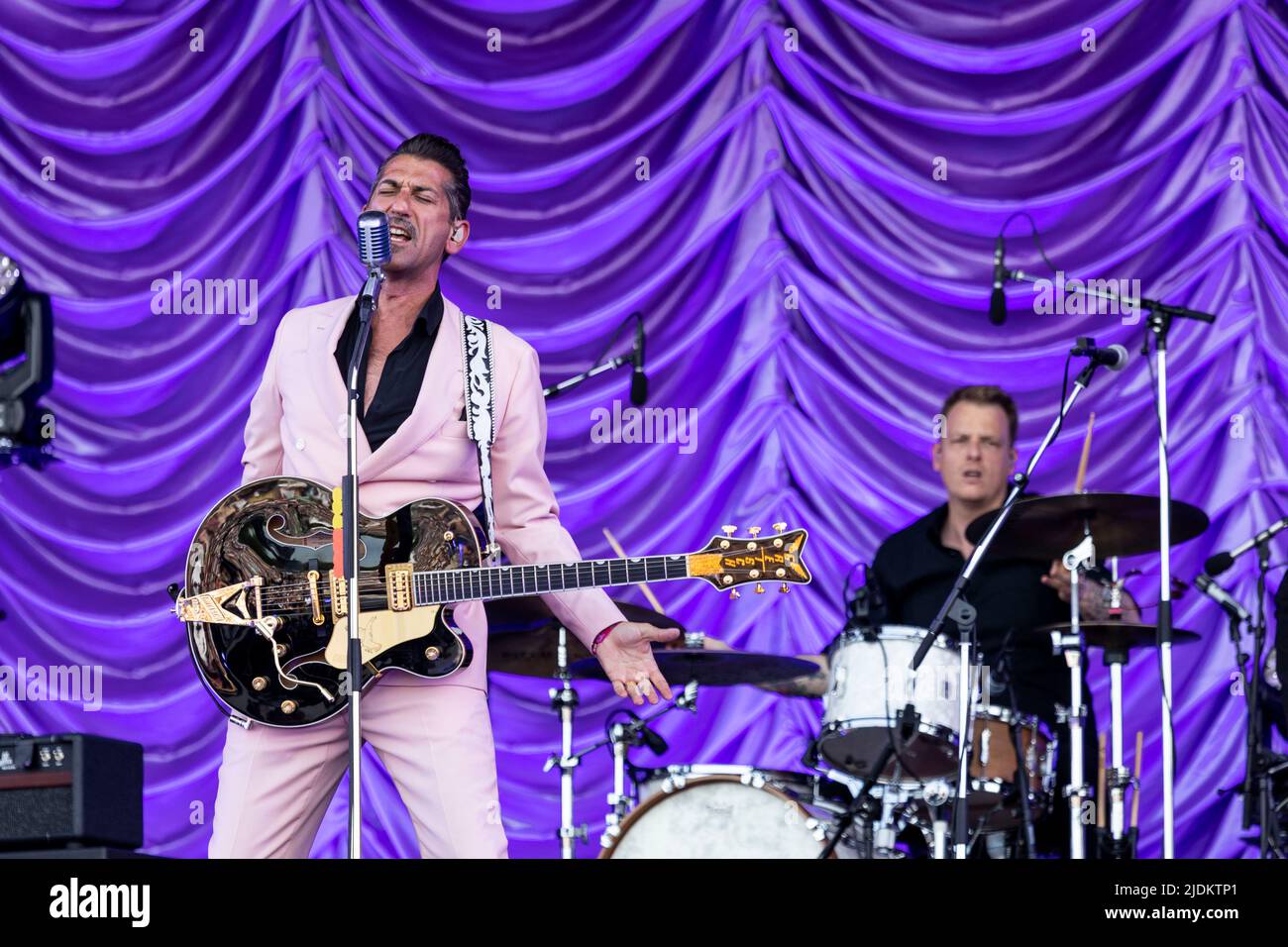 Landgraaf, Niederlande 17. juni 2022 Danny Vera live beim Pinkpop Festival 2022 © Roberto Finizio/ Alamy Stockfoto