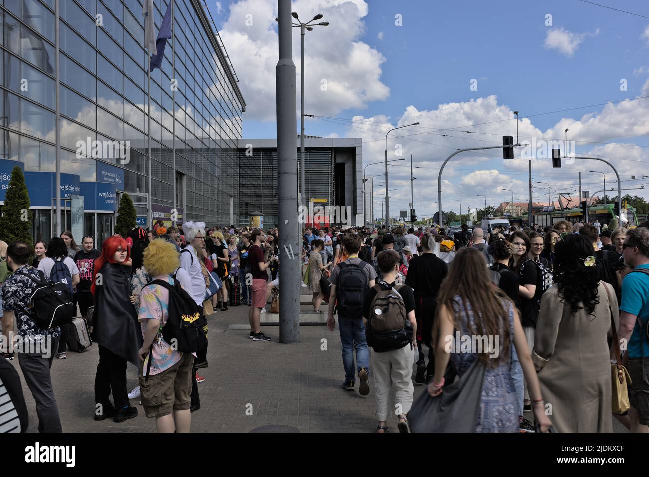 Pyrkon Convention, Eintritt zur Internationalen Messe Poznań Stockfoto Pyrkon Convention, Eintritt zur Internationalen Messe Poznań Stockfoto