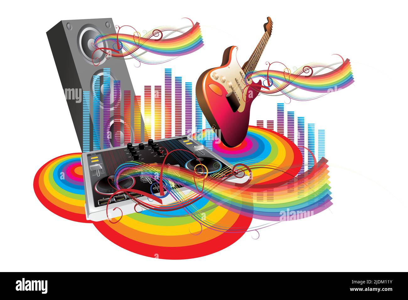 Musik in der Welt. Sei es Musik Stockfoto Musik in der Welt. Sei es Musik Stockfoto