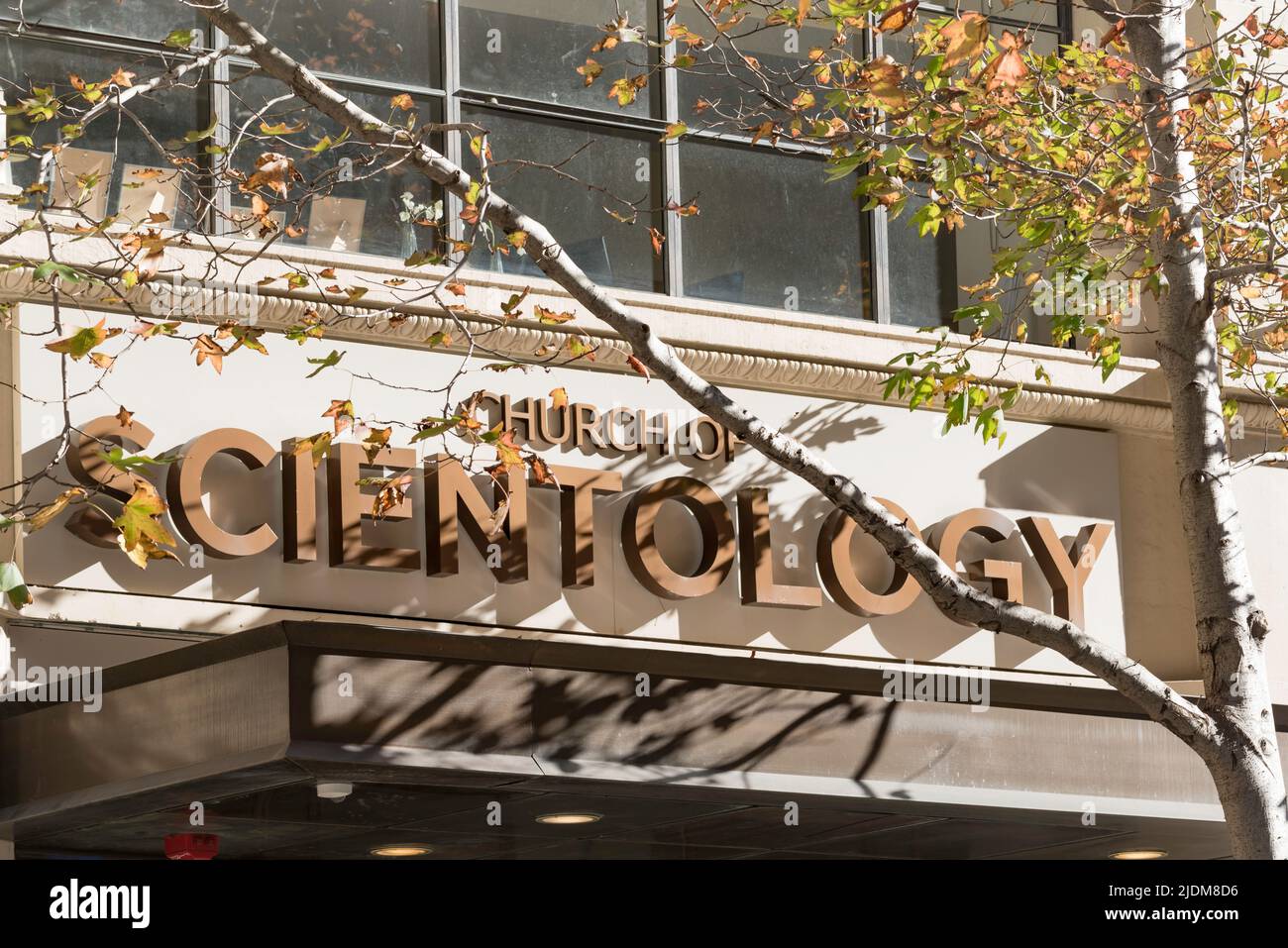 Das Gebäude der Church of Scientology in der Castlereagh Street, Sydney, New South Wales, Australien Stockfoto