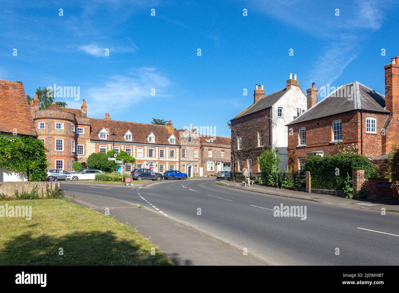 Castle Square, Benson, Oxfordshire, England, Großbritannien Stockfoto