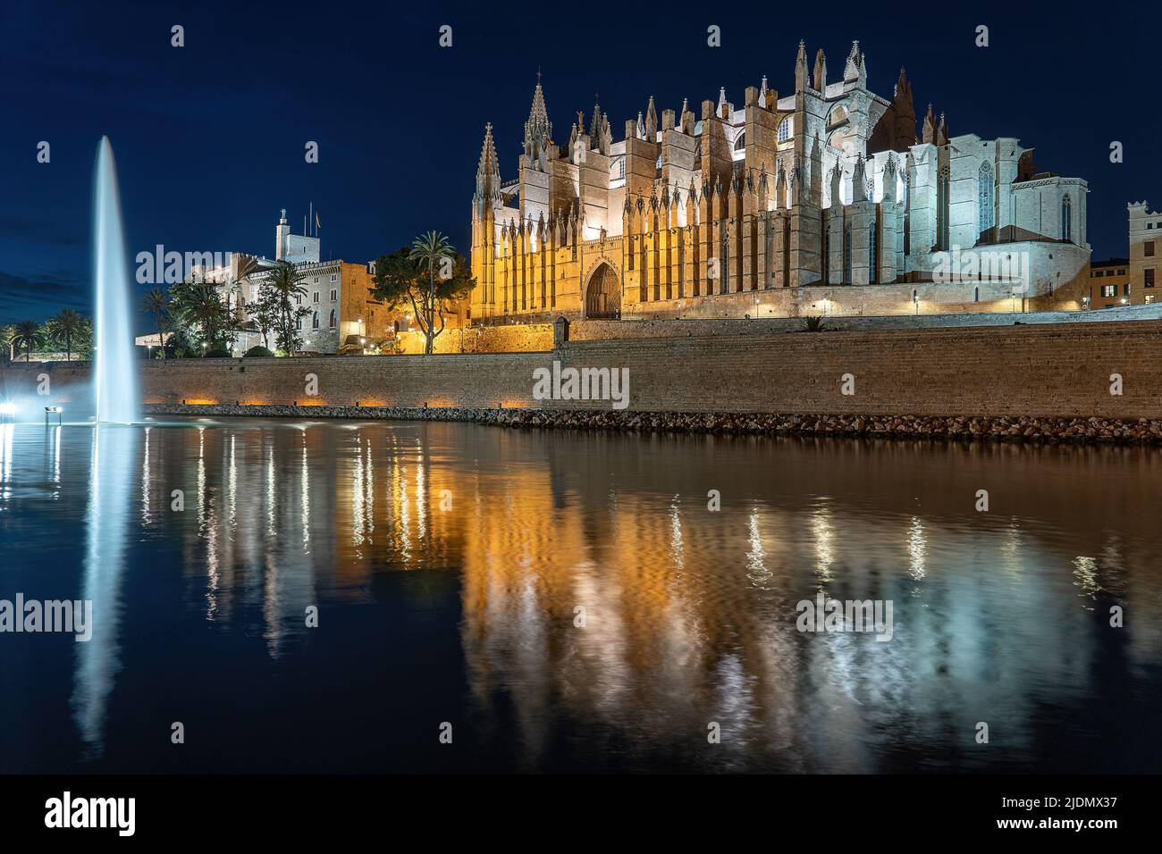 Kathedrale von Palma auf Mallorca Stockfoto