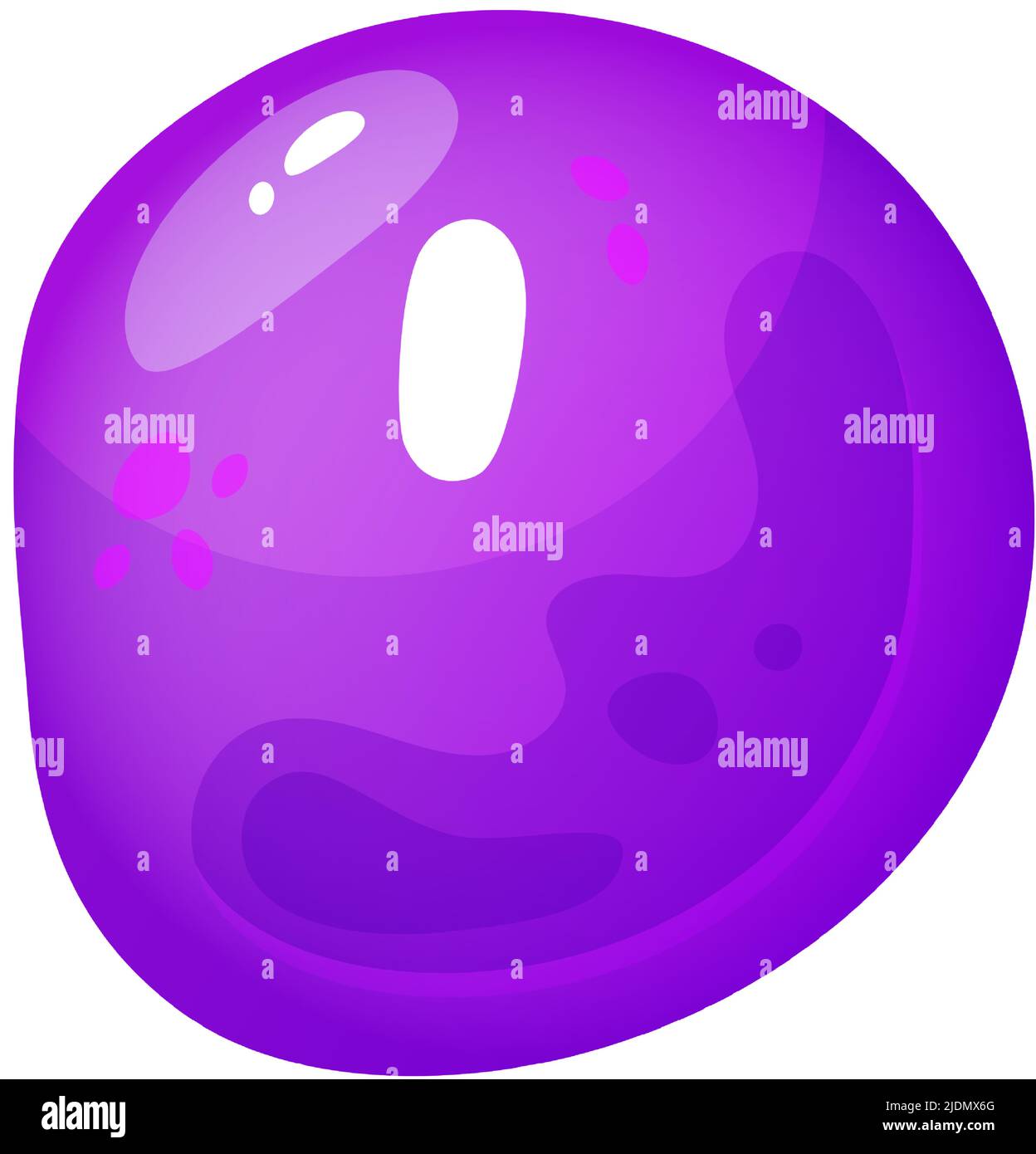 Gelee bunte Alphabete, Comic-Alphabet für Kinder. Jelly Bright Font. Kindliche Art für Veranstaltungen, Aktionen. Stock Vektor