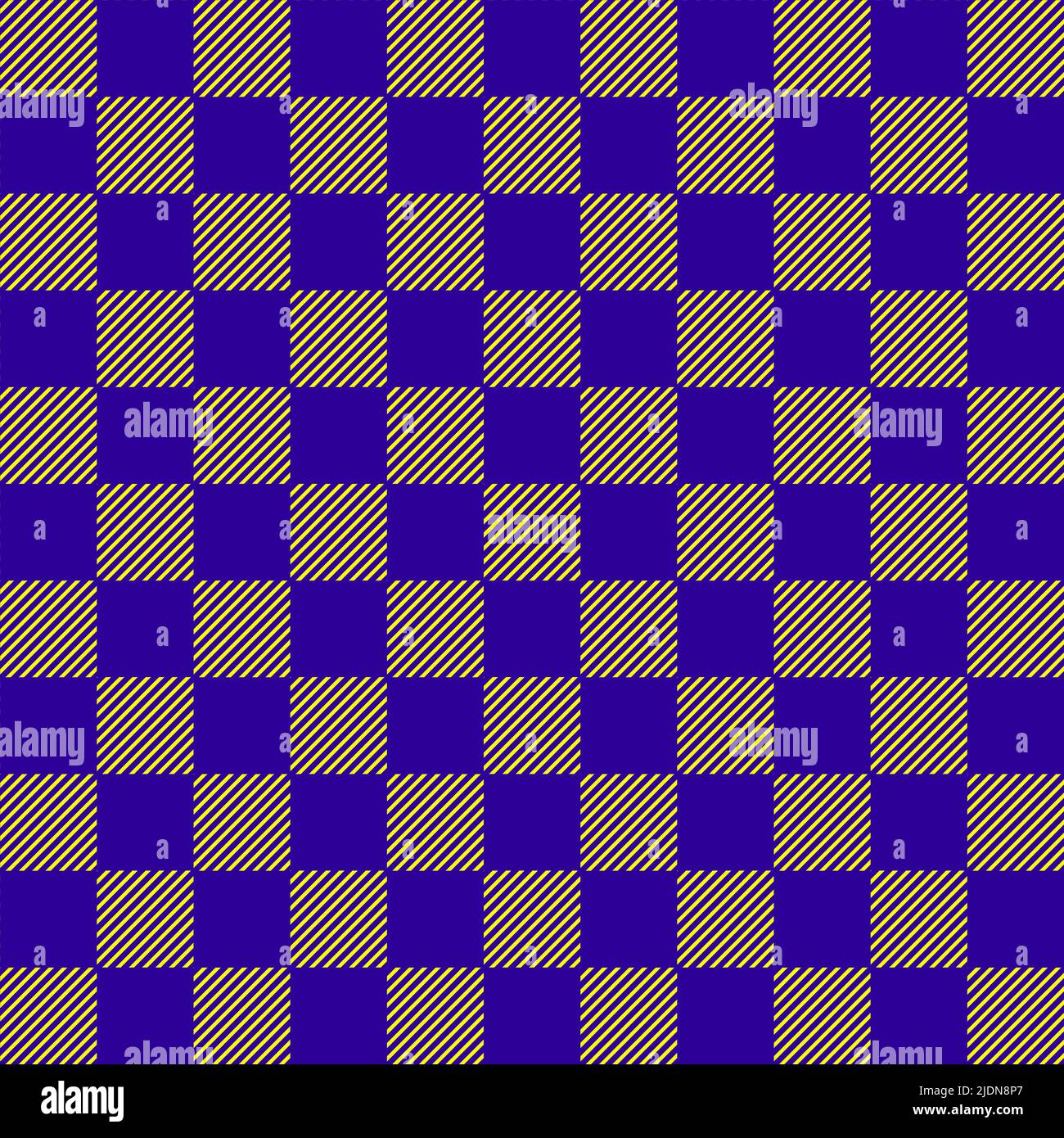 Nahtloses Muster Stoff Tartan Karo trendy Checker-Druck abstrakten Hintergrund Vektor Illustration Stock Vektor
