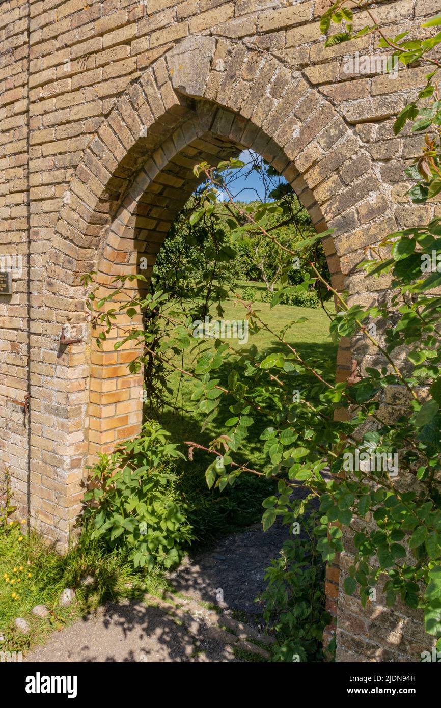 The Walled Garden im Dunraven Park, Southerndown. Bitte Kredit: Phillip Roberts Stockfoto