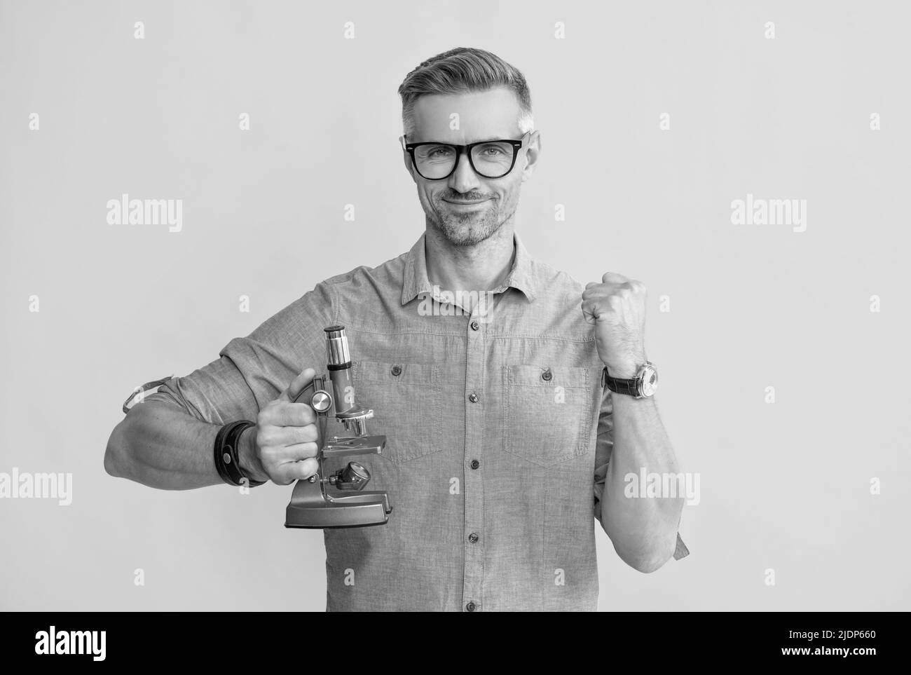 Nutzen Sie wissenschaftliche Methode. Wissenschaft und Handel. Einzigartige Medizin Erfindung. Stockfoto