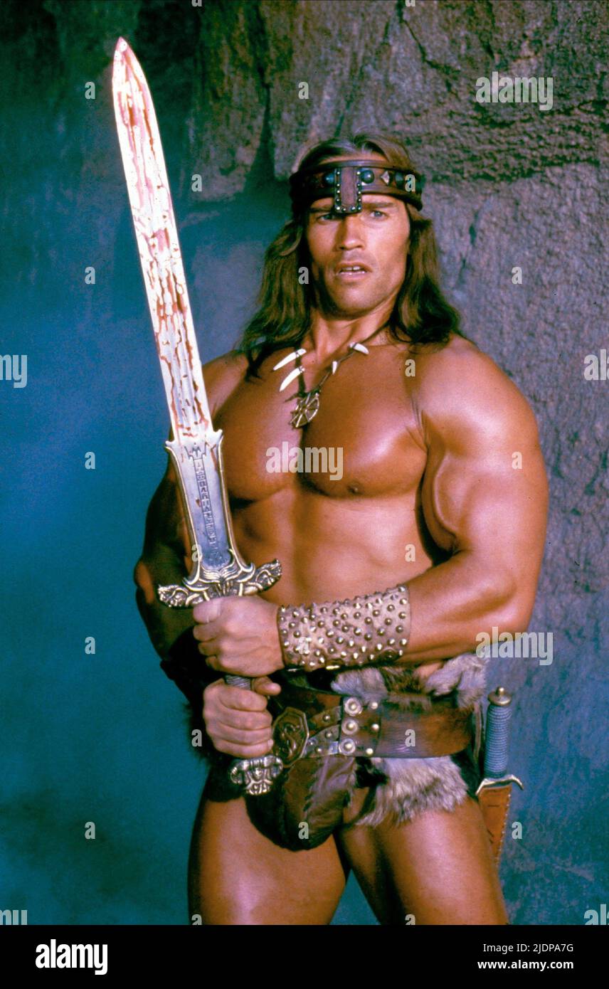 ARNOLD SCHWARZENEGGER, Conan der Zerstörer, 1984 Stockfoto