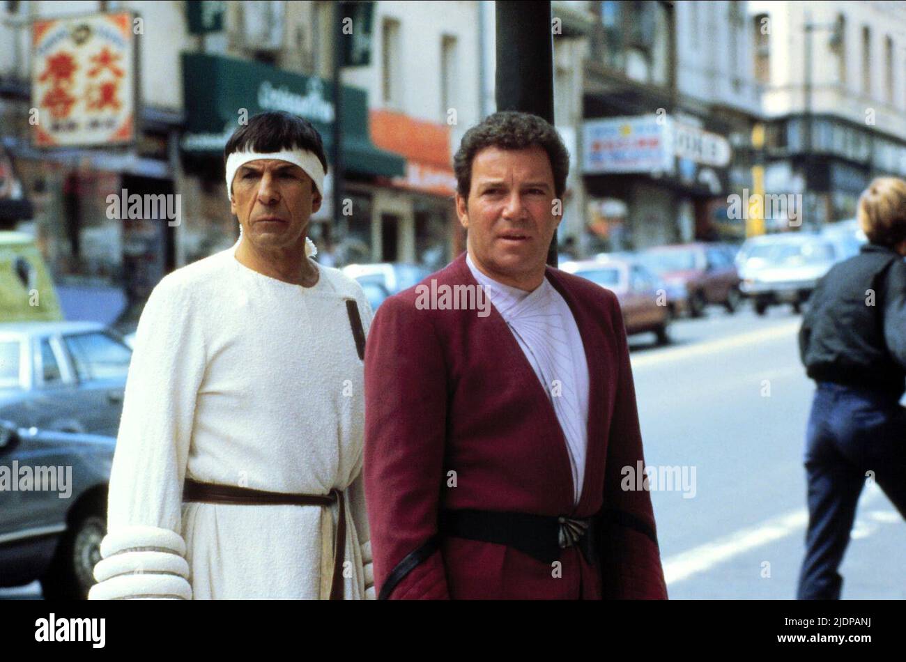 NIMOY, SHATNER, STAR TREK IV: DIE HEIMREISE, 1986 Stockfoto