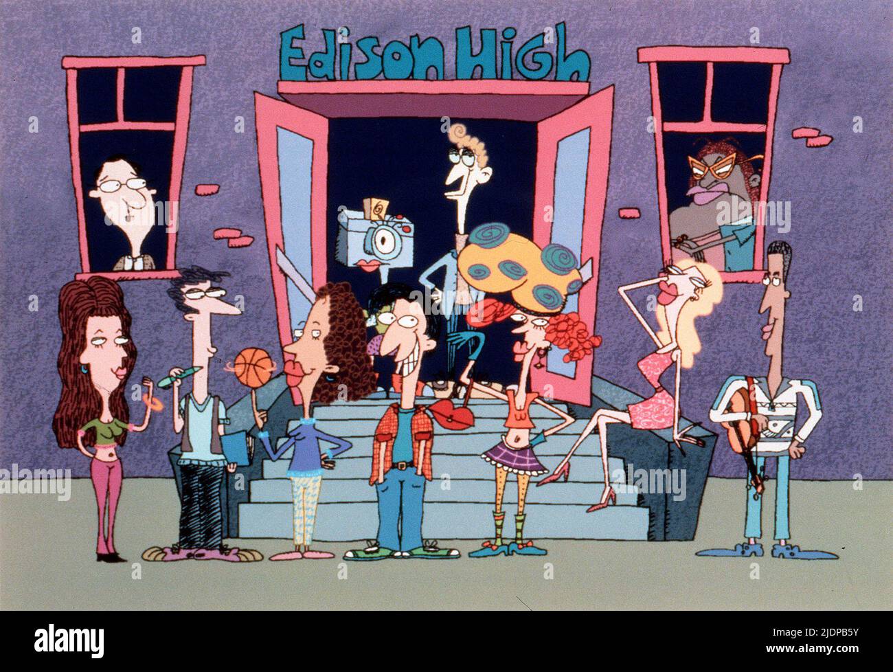 CARTOON GRUPPE, FACHSCHAFTEN, 1997 Stockfoto