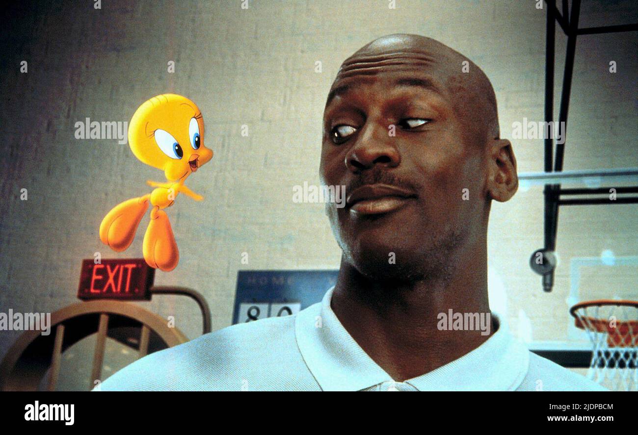 TWEETY, JORDAN, SPACE JAM, 1996 Stockfoto