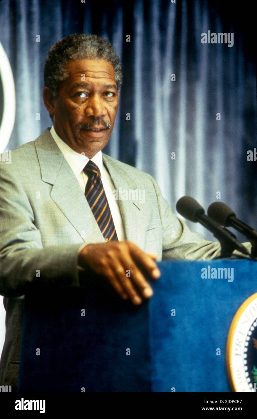 MORGAN FREEMAN, Deep Impact, 1998 Stockfoto