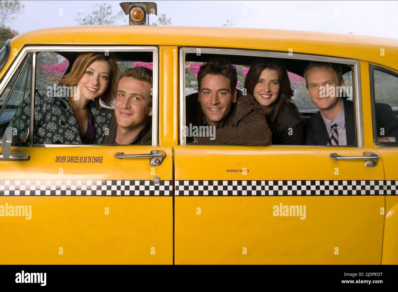 HANNIGAN, Segel, RADNOR, SMULDERS, Harris, How I Met Your Mother, 2005 Stockfoto