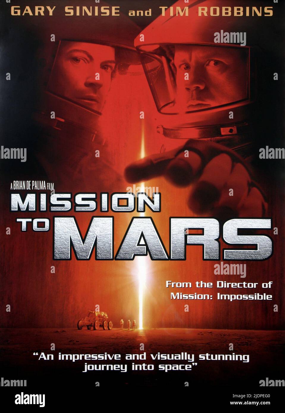 SINISE, POSTER, MISSION ZUM MARS, 2000 Stockfoto SINISE, POSTER, MISSION ZUM MARS, 2000 Stockfoto