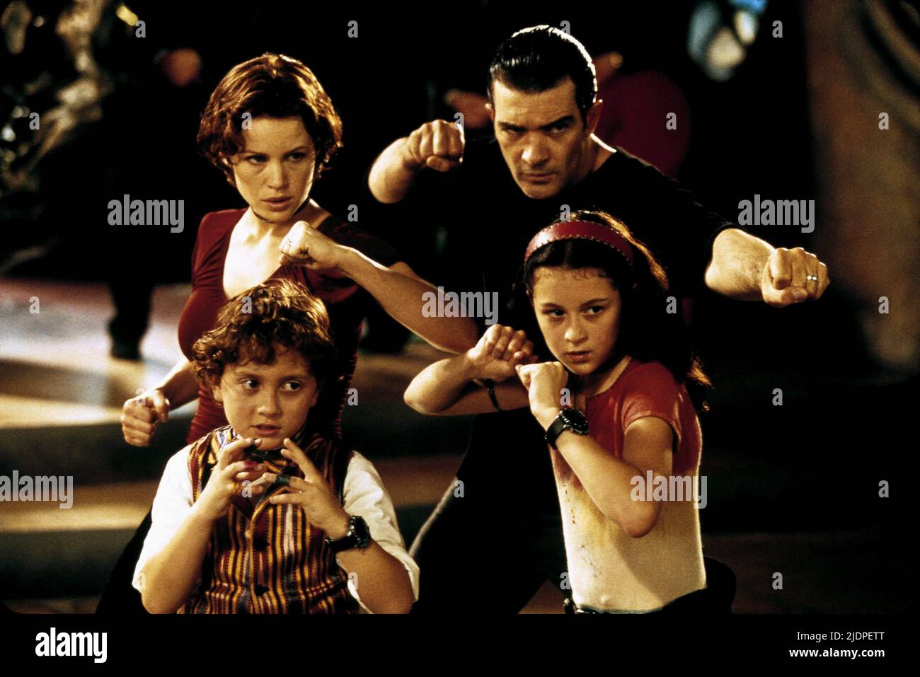 GUGINO, BANDERAS, SABARA, VEGA, SPY KIDS, 2001 Stockfoto