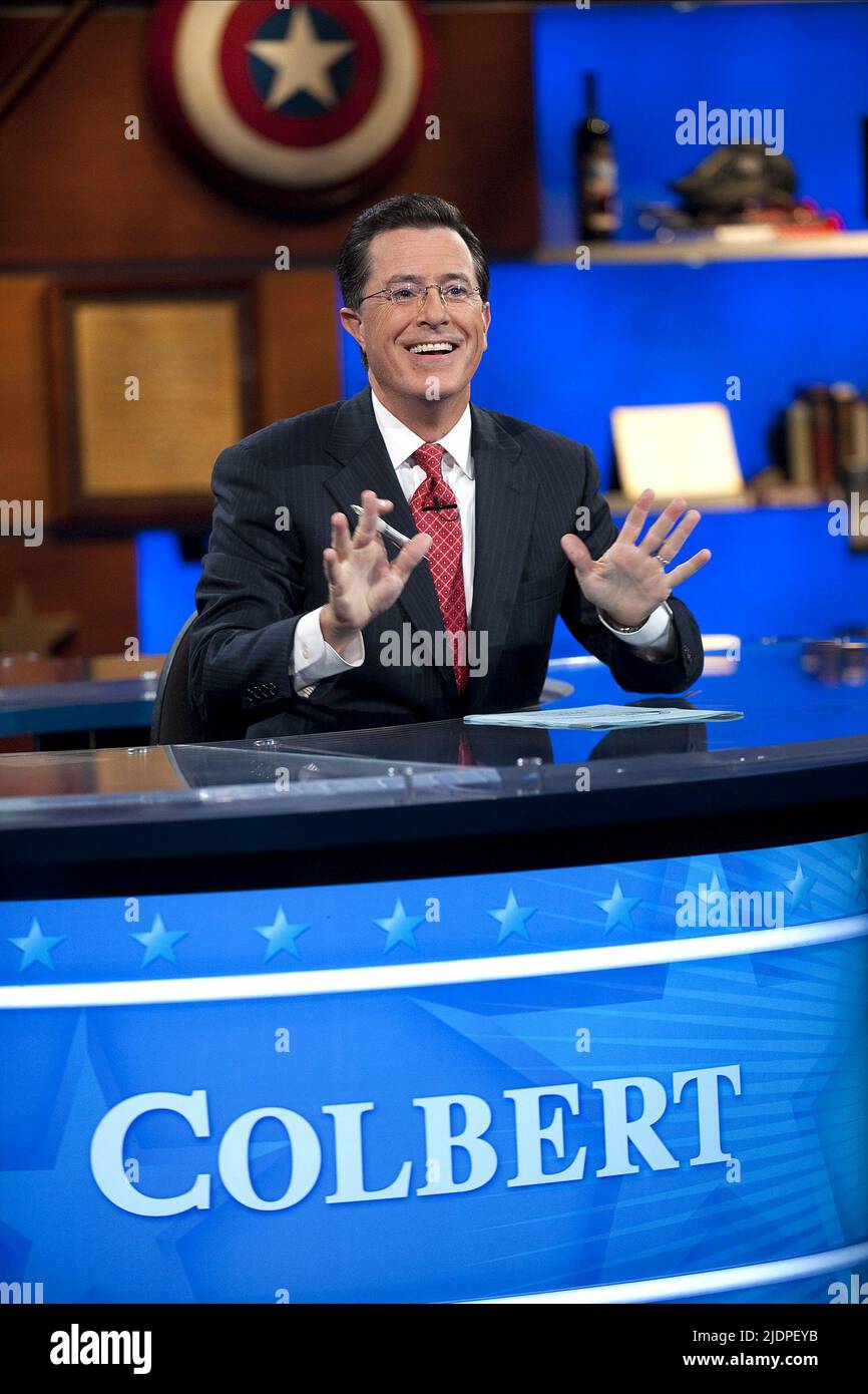 STEPHEN COLBERT, den Colbert Report, 2005 Stockfoto
